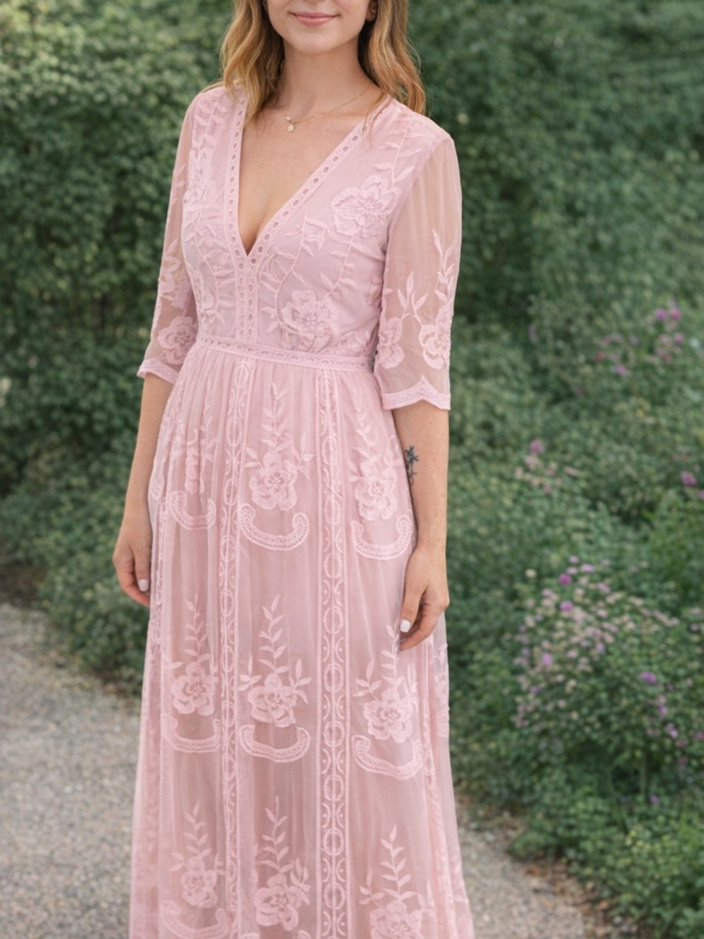 Bohemian Maxi Lace Dress